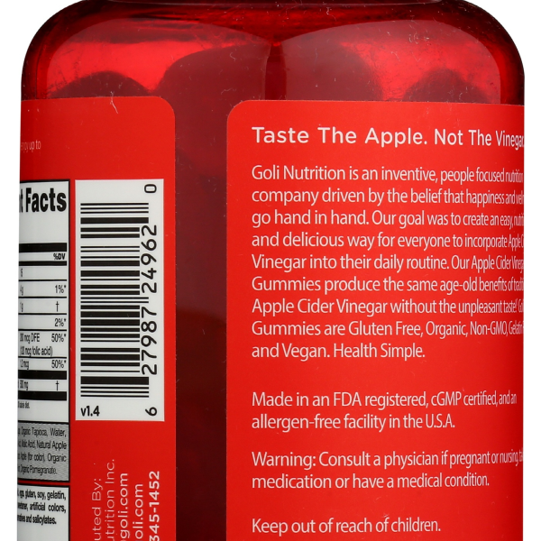 Goli Apple Cider Vinegar Gummies