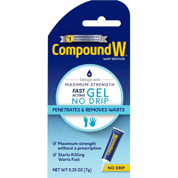 Compound W Wart Remover Maximum Strength Fast Acting Gel, 0.25 oz.