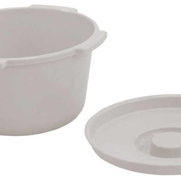 Lumex Commode Pail, For Use With Commodes, 7 qt