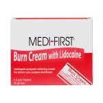 Medi-First Burn Cream with Lidocaine, 0.9g Packets