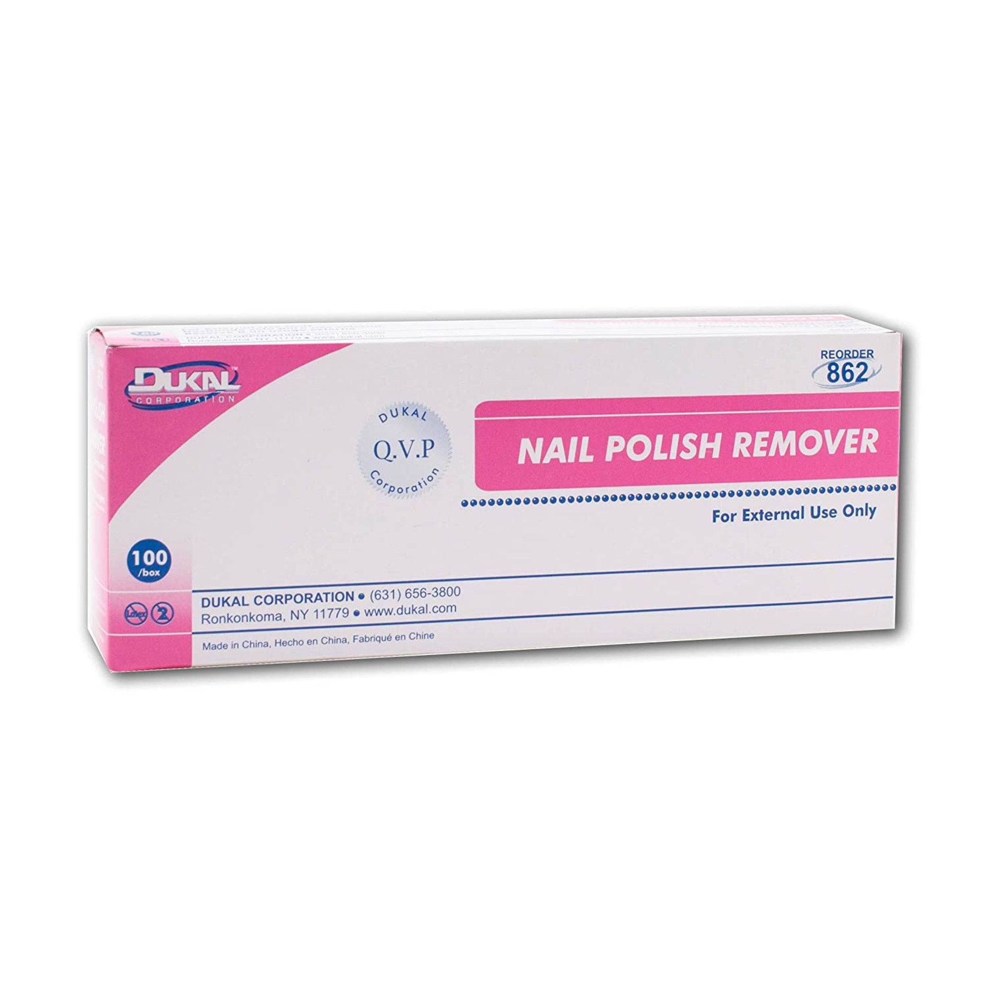 Dukal Nail Polish Remover Pad Dukal Nail Polish Remover Pad