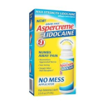 Aspercreme Maximum Strength with Lidocaine Pain Relieving Creme, Roll-On, 2.5 oz.,
