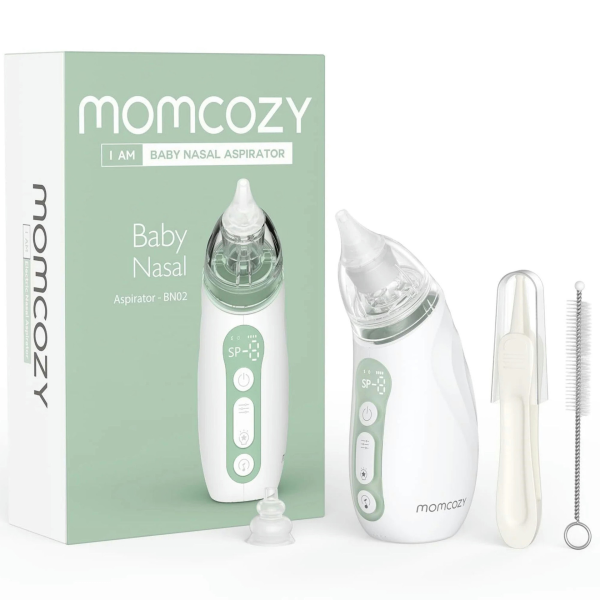 Momcozy Portable Baby Nasal Aspirator with Long Battery Life