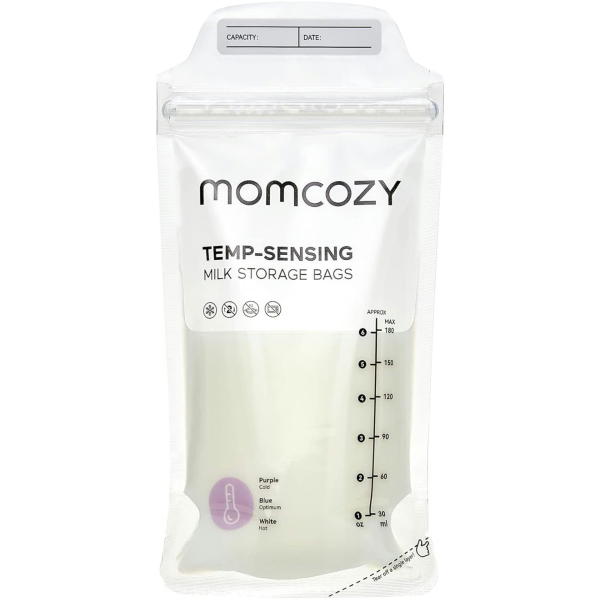 Momcozy Temp-Sensing Breast Milk Storage Bag