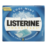 Listerine Pocketpaks Breath Strips, Cool Mint Flavor