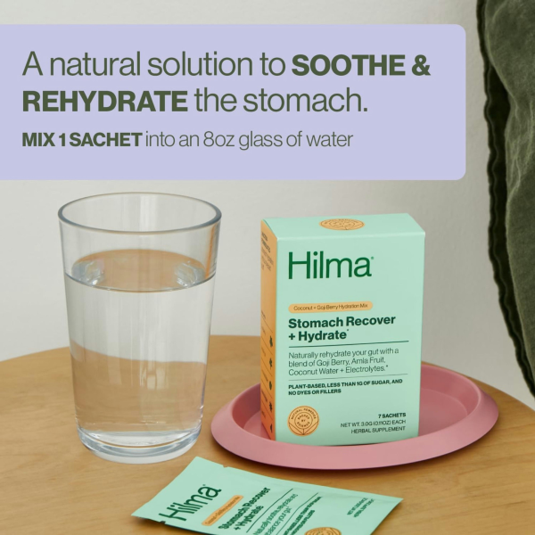 Hilma Stomach Recover + Hydrate Herbal Supplement