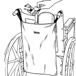 Skil-Care Footrest Bag for Wheelchair