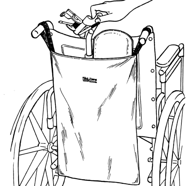Skil-Care Footrest Bag for Wheelchair