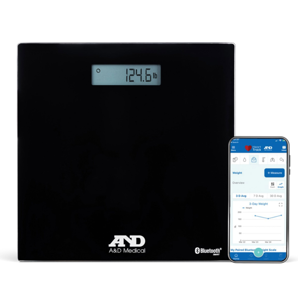 A&D Medical Smart Bluetooth Precision Weighing Scale