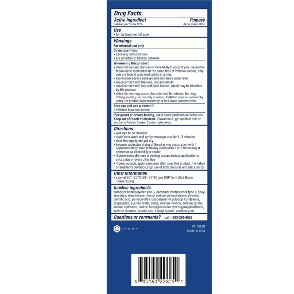 PanOxyl Foaming Acne Wash