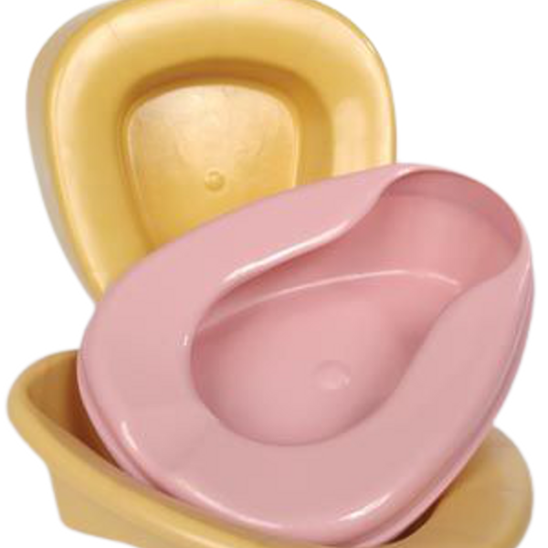Medegen Female Fracture Bedpan, Dusty Rose