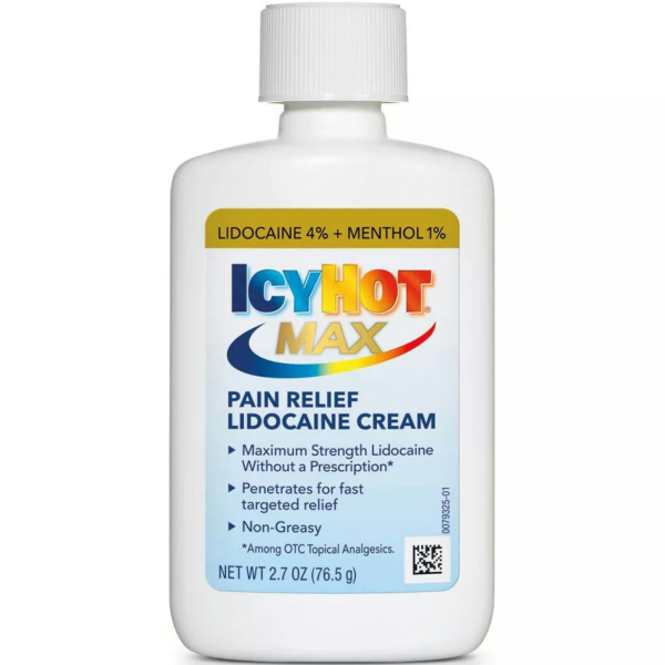 Icy Hot Max Lidocaine Pain Relief Cream