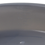 Emesis Basin McKesson Graphite 16 oz. Plastic Single Patient Use