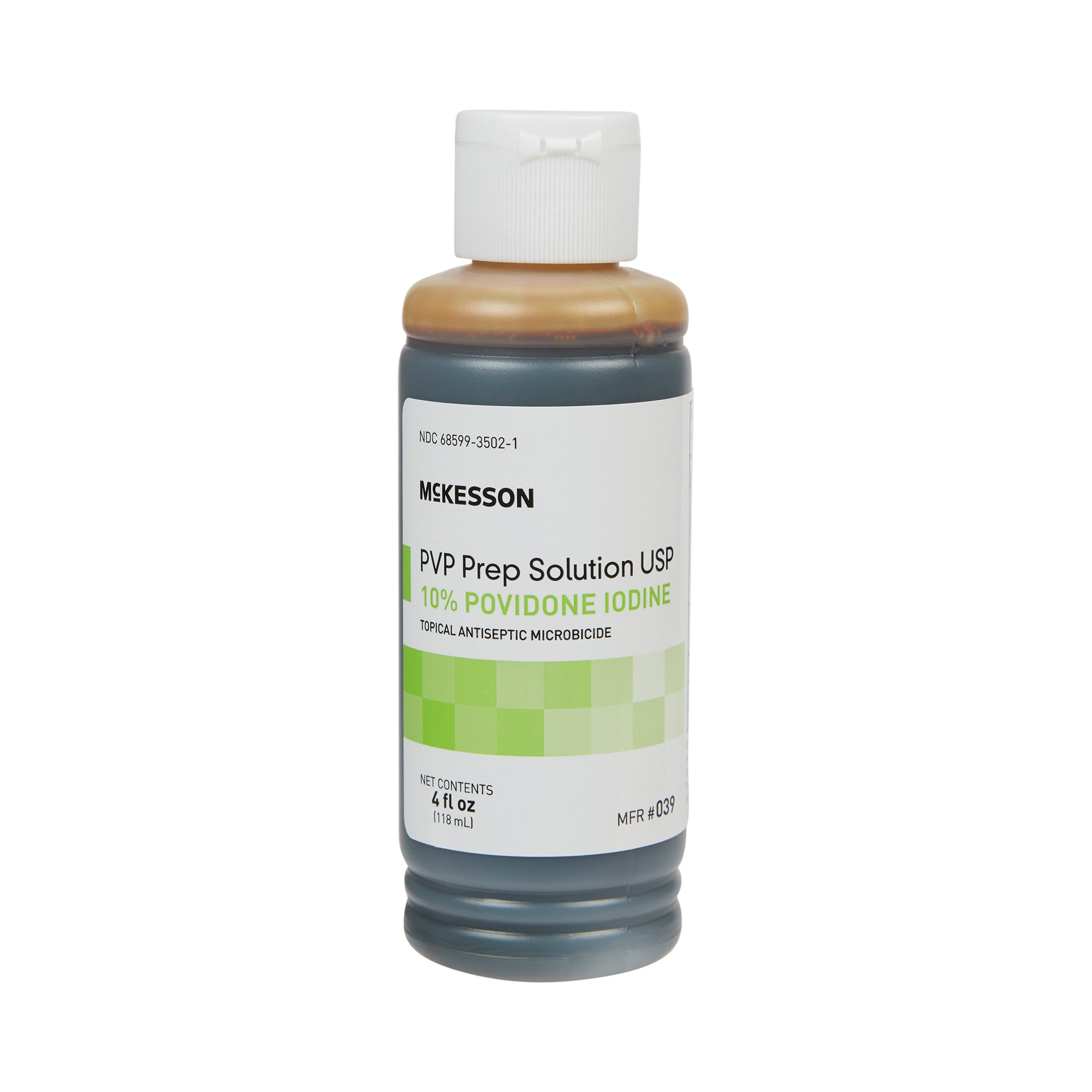 Skin Prep Solution McKesson 4 oz. Flip-Top Bottle 10% Strength Povidone-Iodine NonSterile Skin Prep Solution McKesson 4 oz. Flip-Top Bottle 10% Strength Povidone-Iodine NonSterile