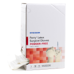 Surgical Glove McKesson Perry® Performance Plus Size 6 Sterile Latex Standard Cuff Length Smooth Cream Chemo Tested