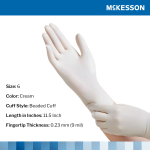Surgical Glove McKesson Perry® Performance Plus Size 6 Sterile Latex Standard Cuff Length Smooth Cream Chemo Tested