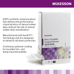 Surgical Glove McKesson Perry® Synthetic Surgical Gloves Size 5.5 Sterile Polychloroprene Standard Cuff Length Smooth Cream Chemo Tested