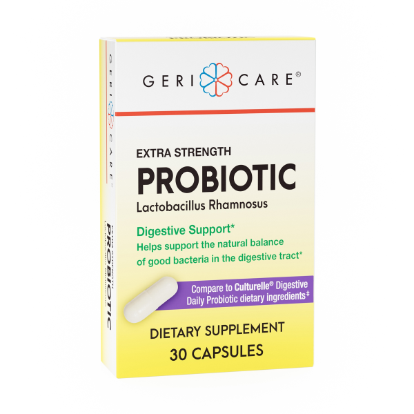 Probiotic Dietary Supplement Geri-Care® 30 per Box Capsule
