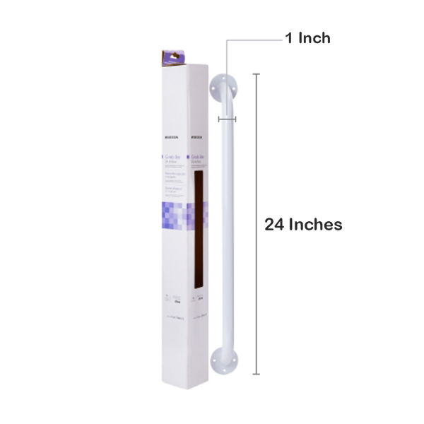 Wall Grab Bar McKesson White Steel
