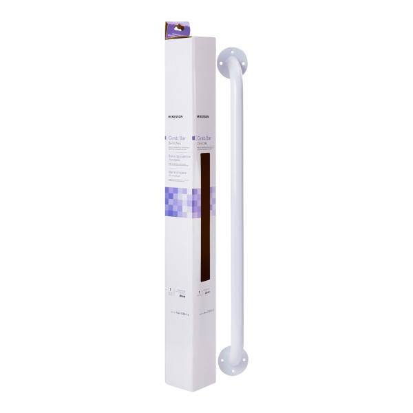 Wall Grab Bar McKesson White Steel