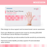 Exam Glove McKesson Pink Nitrile® Medium NonSterile Nitrile Standard Cuff Length Textured Fingertips Pink Not Rated