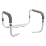 Toilet Safety Rail McKesson White Steel