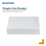 Pillowcase McKesson Standard White Disposable
