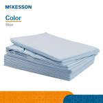 Pillowcase McKesson Standard Blue Disposable