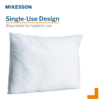 Pillowcase McKesson Standard Blue Disposable