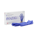 Exam Glove McKesson Confiderm® 3.0 Small NonSterile Nitrile Standard Cuff Length Textured Fingertips Blue Chemo Tested / Fentanyl Tested