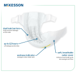 Unisex Baby Diaper McKesson Size 4 Disposable Heavy Absorbency
