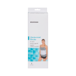 Abdominal Binder McKesson Medium / Large Hook and Loop Closure 45 to 62 Inch Waist Circumference 9 Inch Height Adult