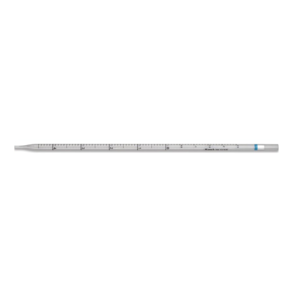McKesson Serological Pipette 5 mL 0.1 mL Graduation Increments / 2.5 mL Negative Graduations Sterile