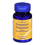 Dietary Supplement Foster & Thrive™ Potassium Gluconate 595 mg Strength Tablet 100 per Bottle