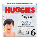 Unisex Baby Diaper Huggies® Snug & Dry Size 6 Disposable Heavy Absorbency