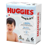 Unisex Baby Diaper Huggies® Snug & Dry Size 6 Disposable Heavy Absorbency