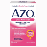 Probiotic Dietary Supplement AZO DUAL PROTECTION 30 per Box Capsule