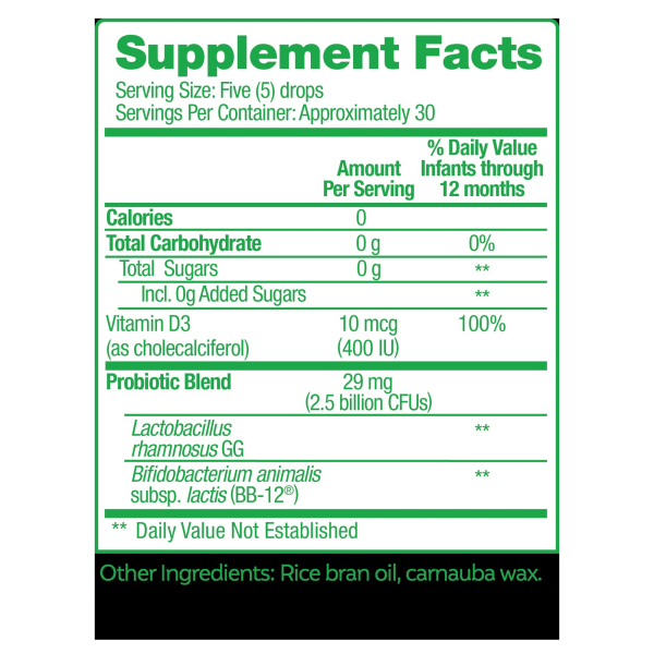 Pediatric Probiotic Dietary Supplement Culturelle® 24 per Box Oral Drops