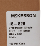 General Purpose Drape McKesson Physical Exam Drape 40 W X 60 L Inch NonSterile