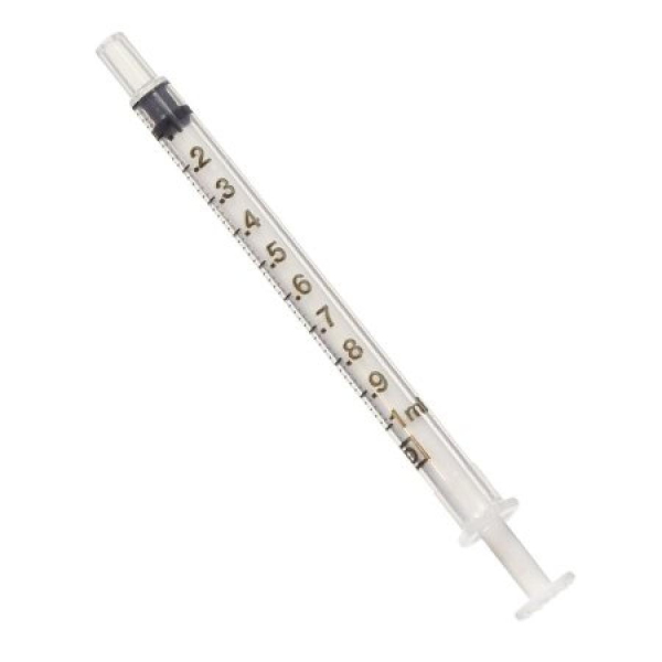 BD Oral Medication Syringe, 1 Milliliter, Bulk Pack, Luer Slip Tip, without Safety, 1 Count, #305217