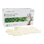 Exam Glove McKesson Confiderm® Medium NonSterile Latex Standard Cuff Length Smooth Ivory Not Rated