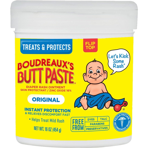 Boudreaux's Butt Paste Baby Diaper Rash Ointment Original