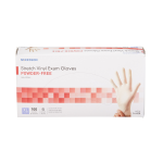 Exam Glove McKesson X-Large NonSterile Stretch Vinyl Standard Cuff Length Smooth Ivory Not Rated