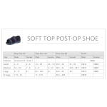 Soft Top Post-Op Shoe Össur® Medium Adult Black