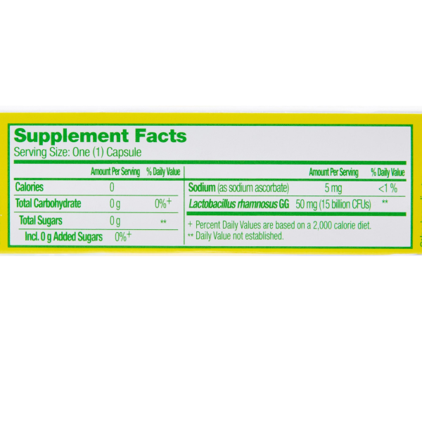 Probiotic Dietary Supplement Culturelle® 30 per Bottle Capsule