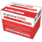 Vitaflo Arginine 2000 Amino Acid Oral Supplement Powder, Unflavored, 4g Packet