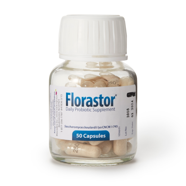 Probiotic Dietary Supplement Florastor® 50 per Bottle Capsule