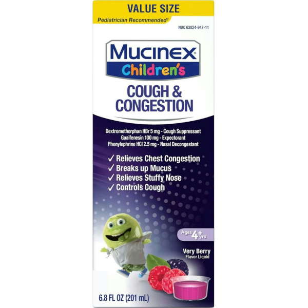 Mucinex Children's Cough and Congestion Liquid
