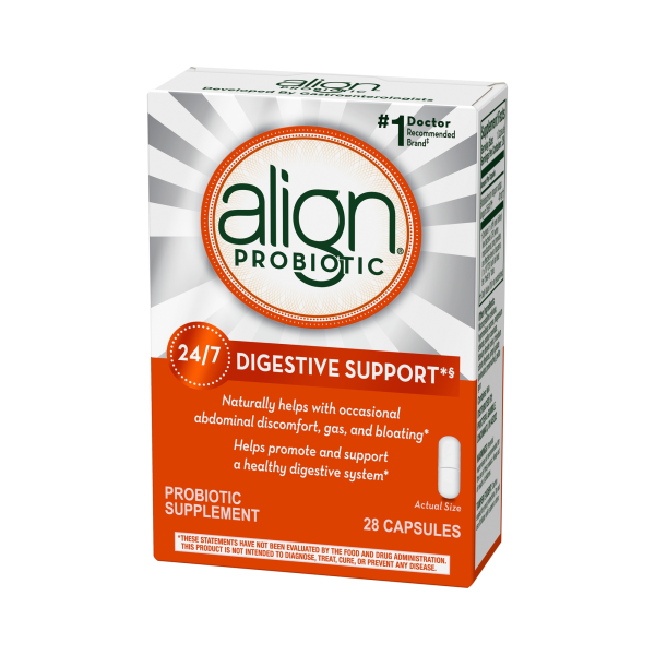 Probiotic Dietary Supplement Align® 28 per Box Capsule