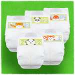 Unisex Baby Diaper Cuties® Complete Care Size 2 Disposable Heavy Absorbency